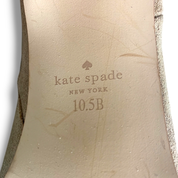 Kate Spade New York Madison Tan and Cream Boots size 10.5 - Picture 8 of 14